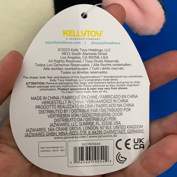 Original Squishmallows Connor Size 8 “ Inch 2017 The Cow NWTS Canadian Exclusive - Picture 5 of 10